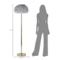 LAMPA STOJĄCA FEATHERS SLIM SZARA 43X170 cm